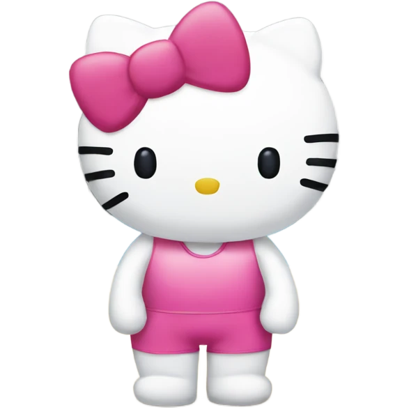 Gym hello kitty emoji