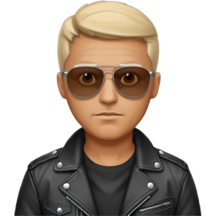 biker gang with sunglass guy emoji