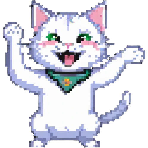 cat pointing and laughing emoji