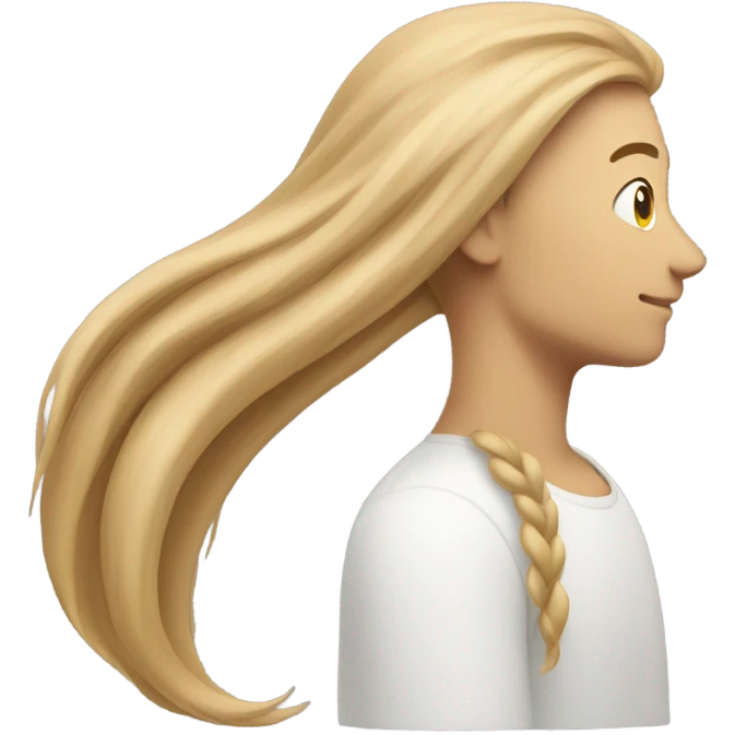 Long hair emoji
