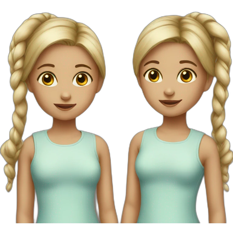 Twin girls emoji