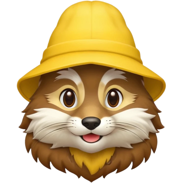 yellow hat animal emoji