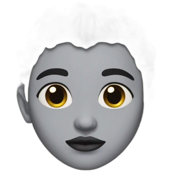 goth with best make up and big torso emoji