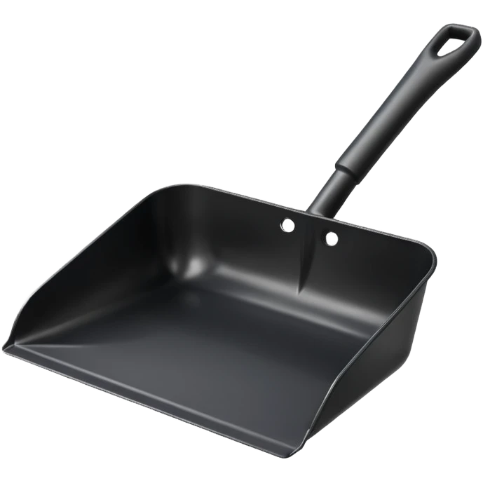 Black dust pan  emoji