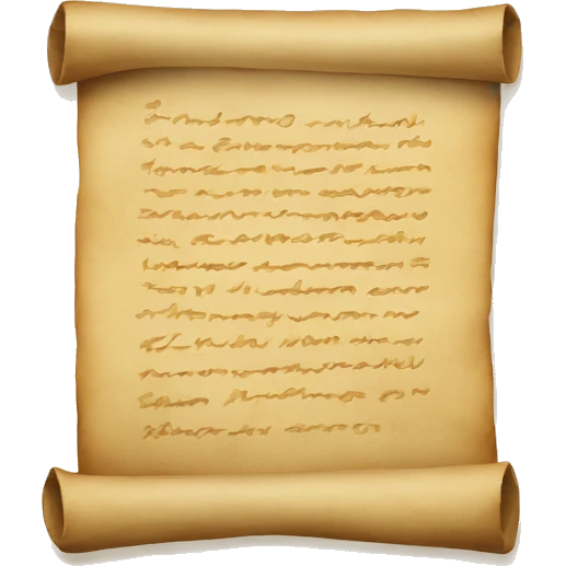 parchment emoji