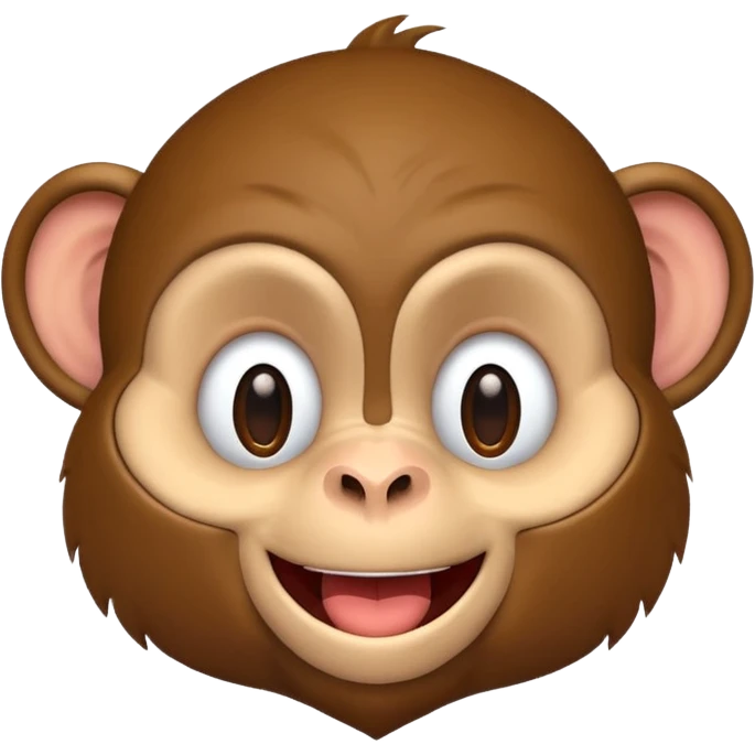 Happy monkey emoji