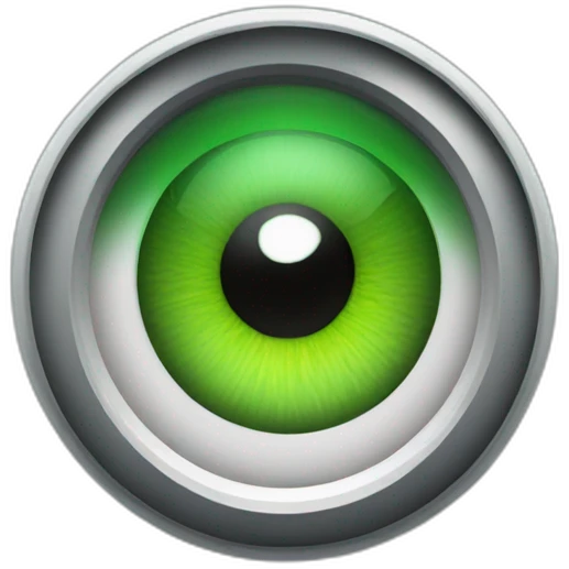 Bot green eye emoji