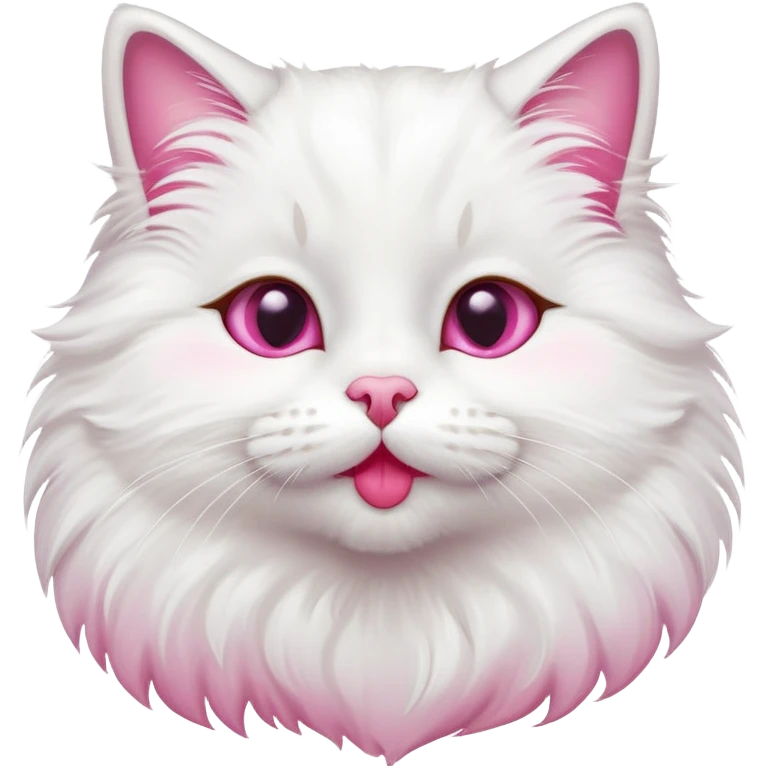 Cat giving kisses emoji