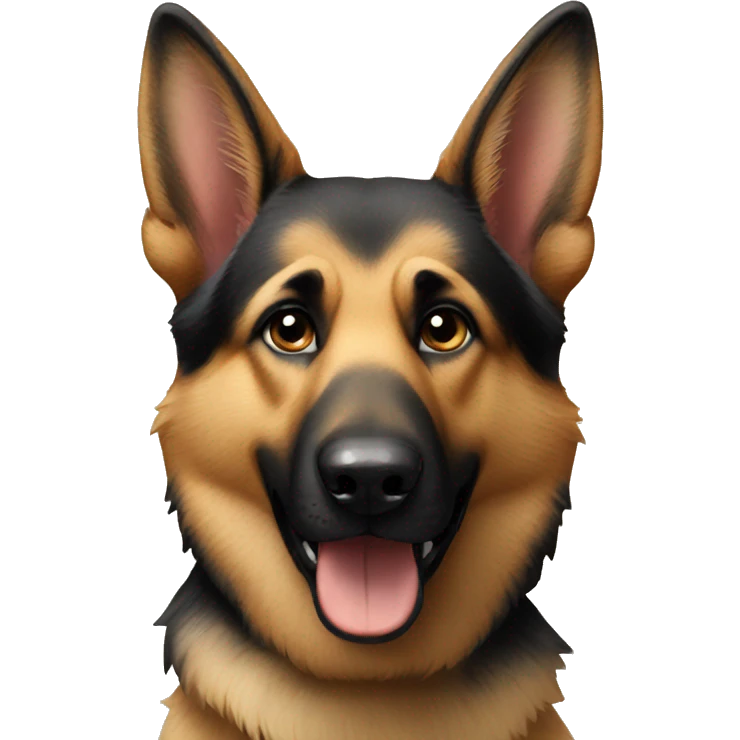 german shepherd dog emoji