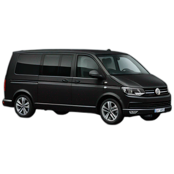Black VW Multivan T6 emoji