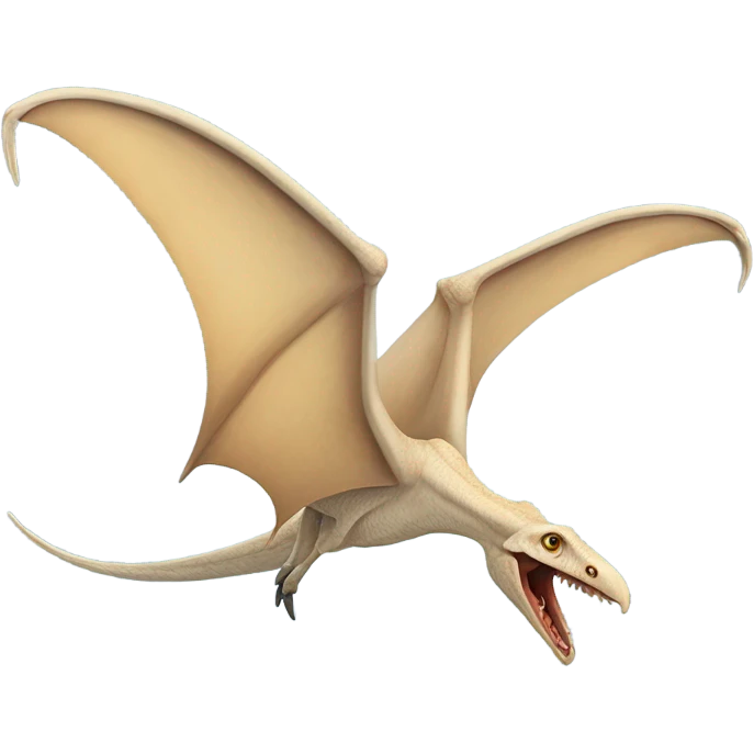 Highly realistic Pterodactyl Flying emoji