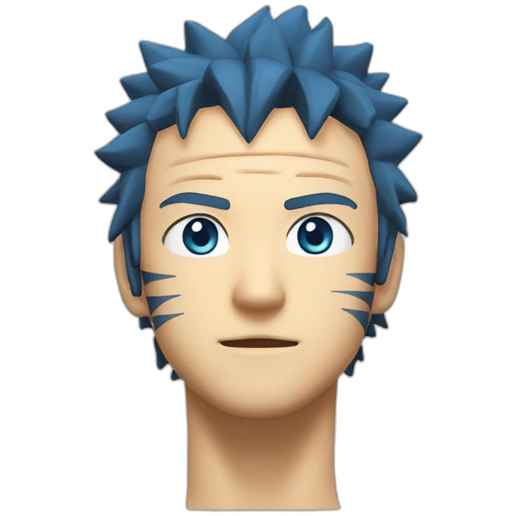 Naruto yeux bleus emoji