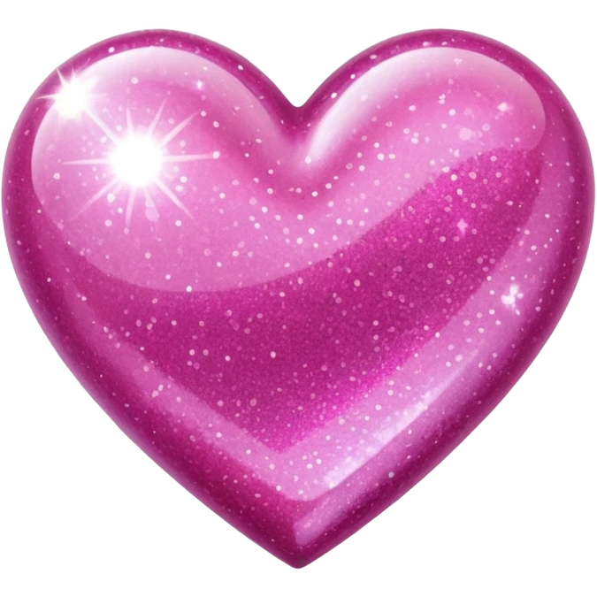 pink glitter heart emoji