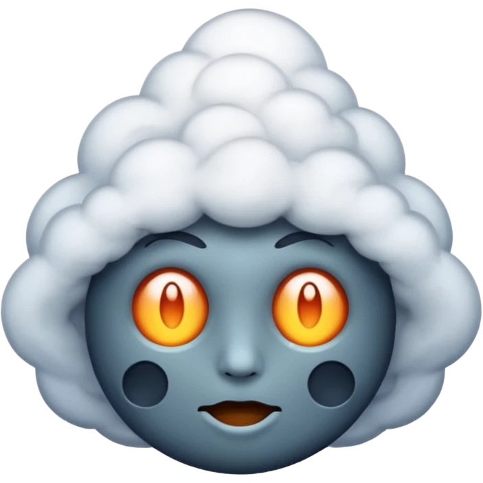 Fumaça no rosto emoji