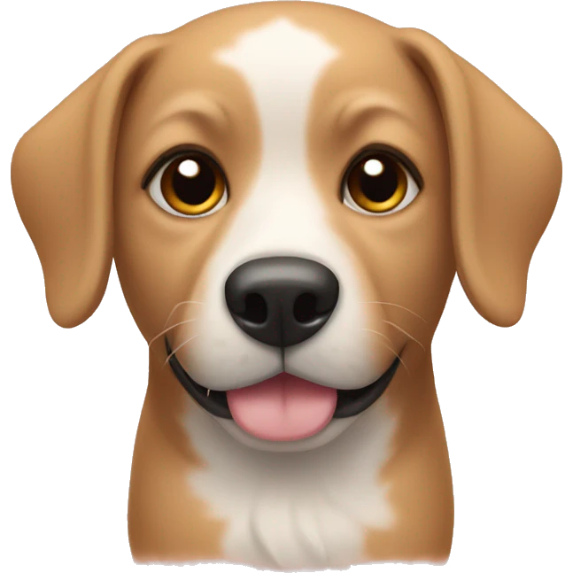 Dog with flowers  emoji