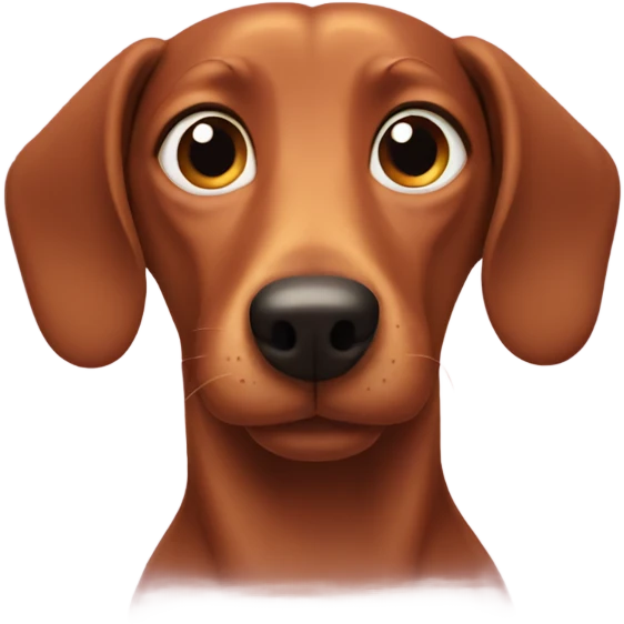 Wiener dog  emoji