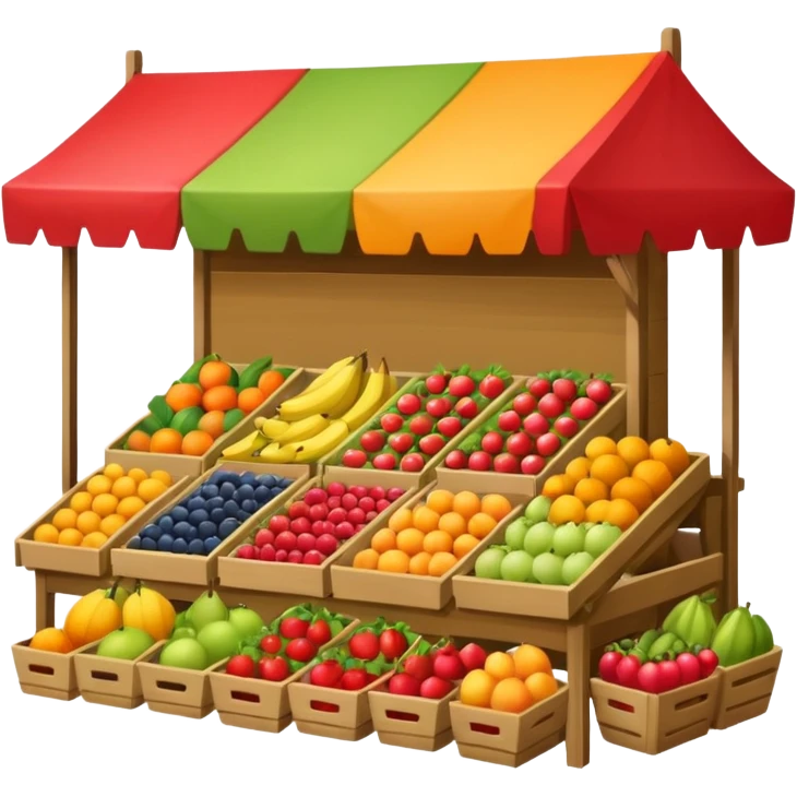 Fruit Stalls emoji
