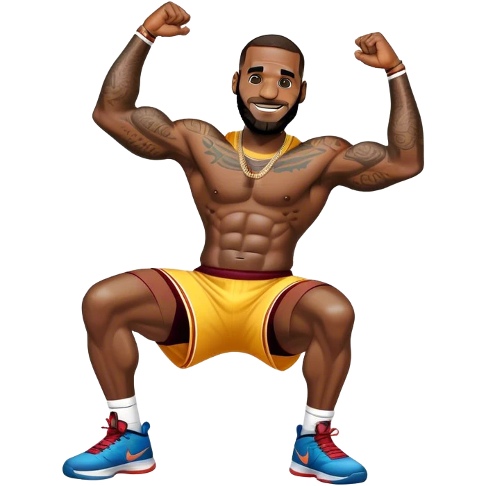 LeBron twerking  emoji