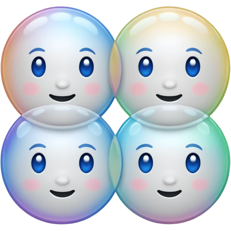 white bubbles emoji