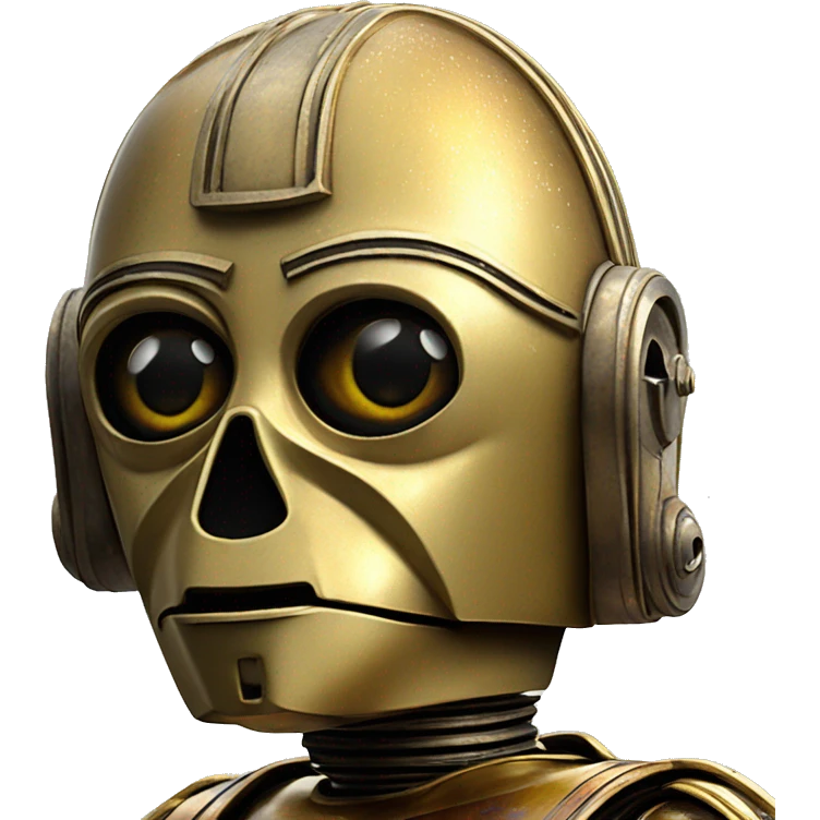 1972  chieftain C-3PO tarnished from space emoji