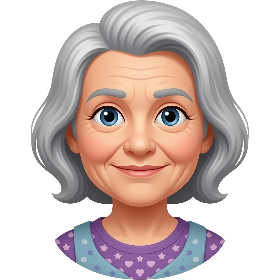 Emoji of a old woman emoji