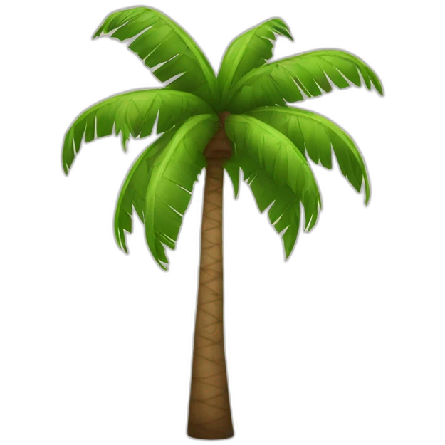 Coconut palm emoji