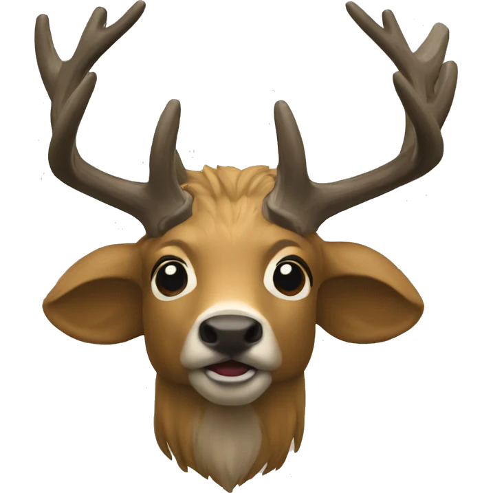 cerf corps entier emoji