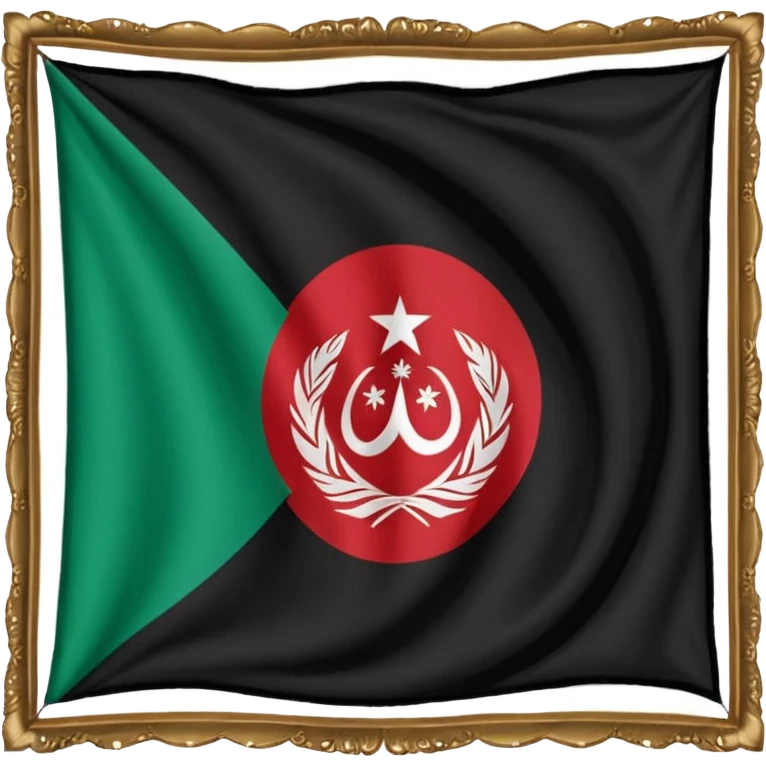 can you make the new afghanistan flag the taliban one emoji
