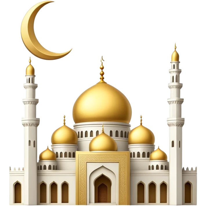 mosque with crescent moon emoji
