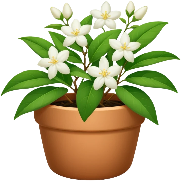 jasmine plant in pot emoji