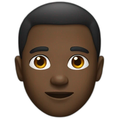 Black guy emoji