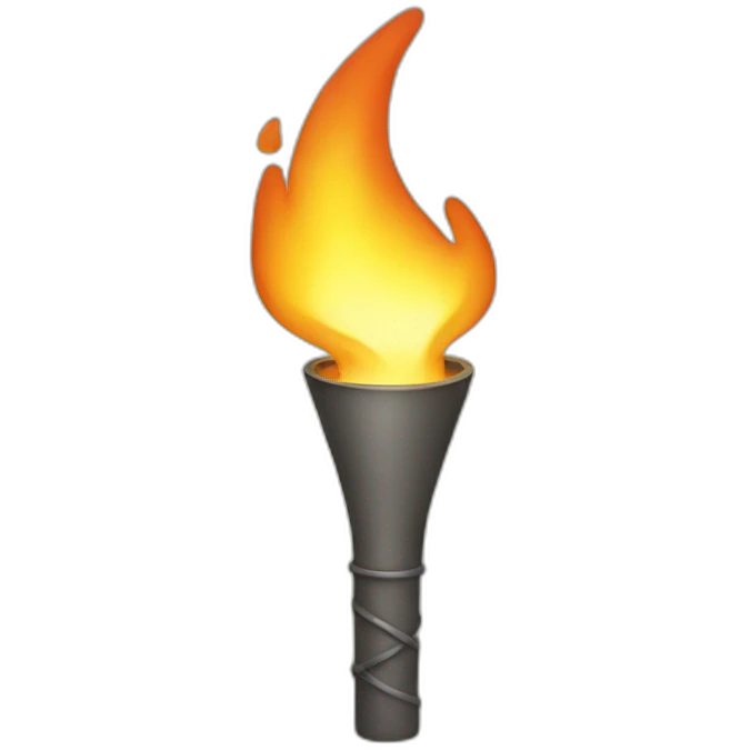torch to torch emoji