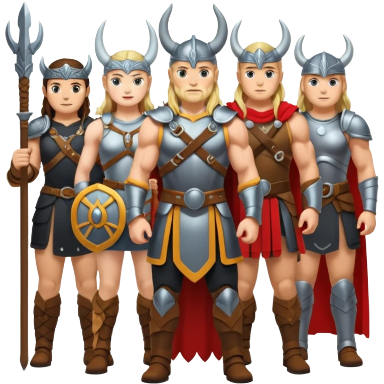 Norse gods and goddess emoji