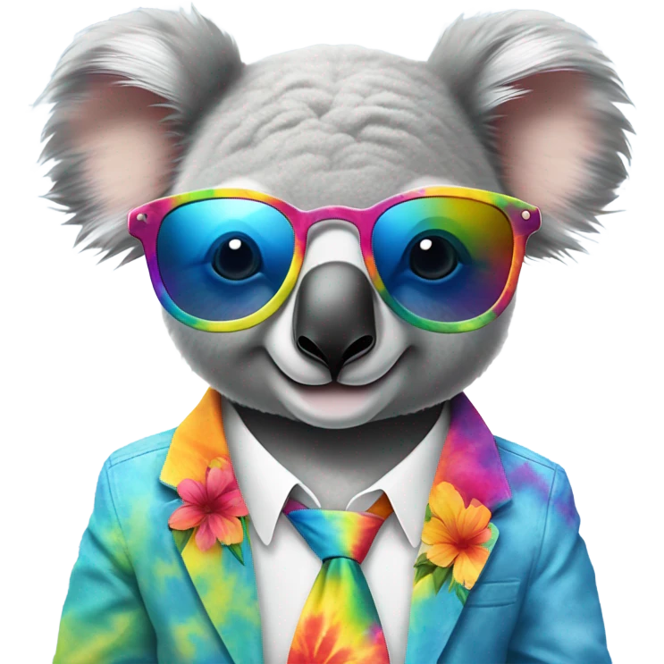 Hippie koala emoji