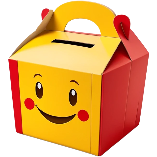 Happy meal box emoji emoji