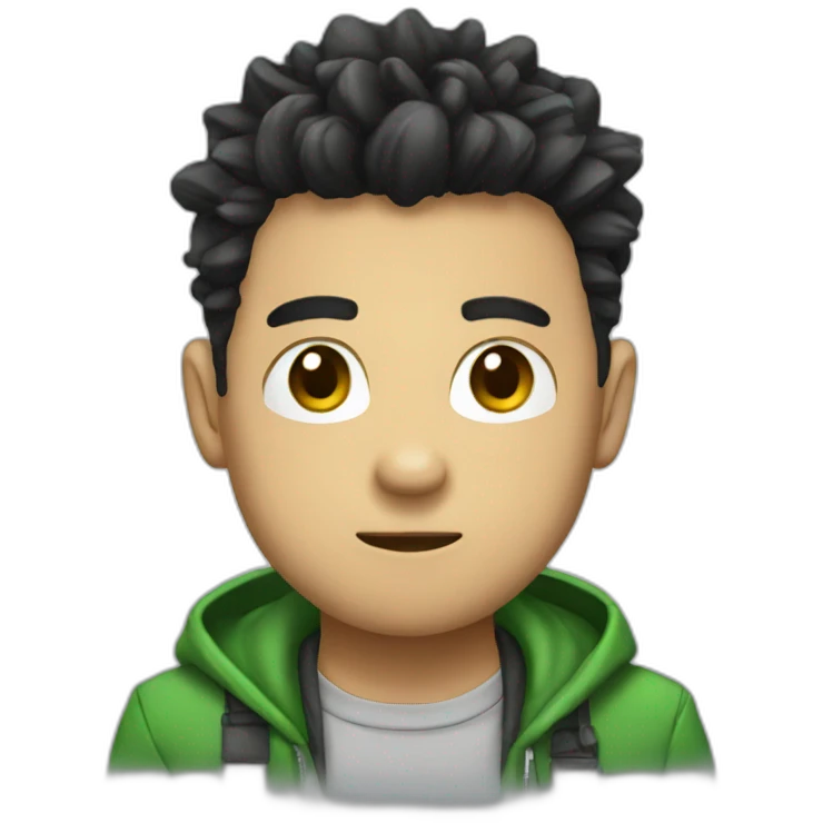 Gon with phone emoji
