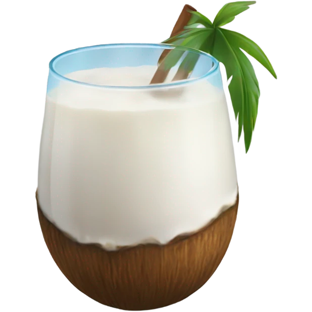 Coconut drink emoji
