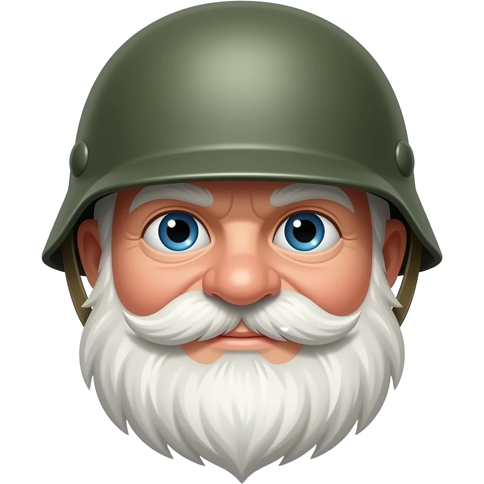 german dwarf with army helmet emoji