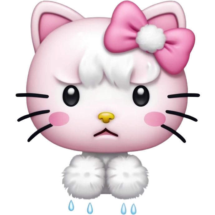 sad hello kitty emoji