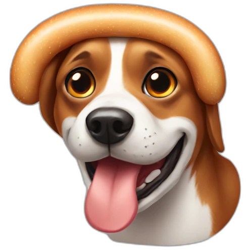 hotdog-dog emoji