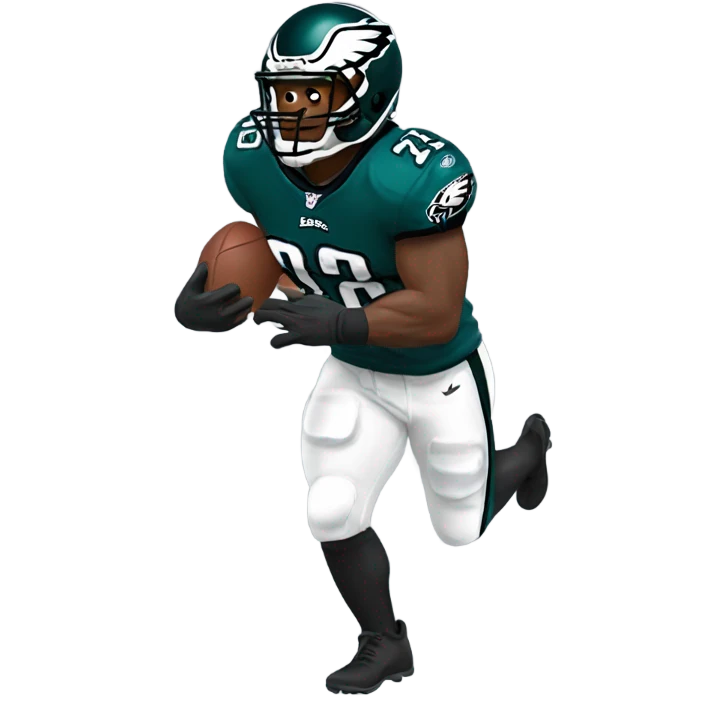 Philadelphia eagles running back emoji
