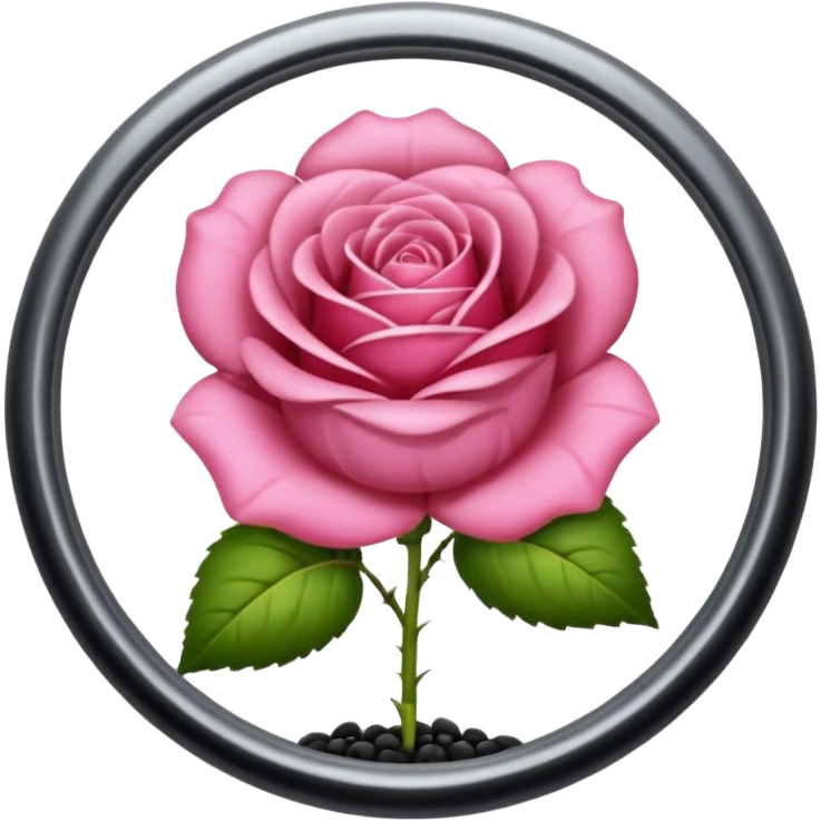 Un tamis avec des trous pour séparer des baies roses, des graines noires emoji