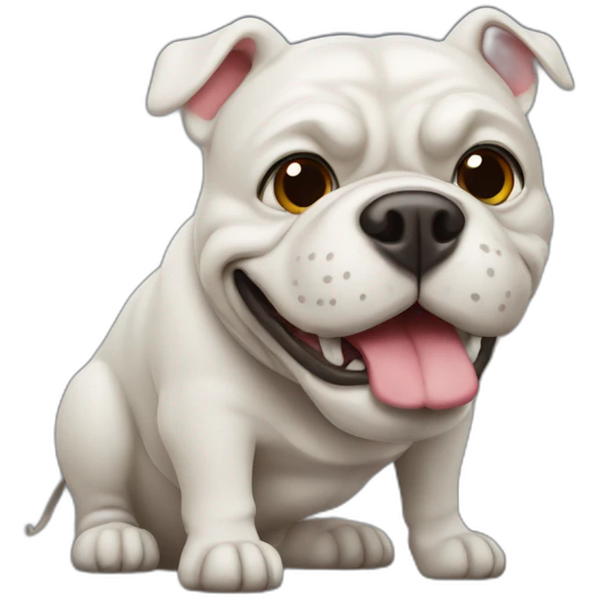 bull-dog emoji