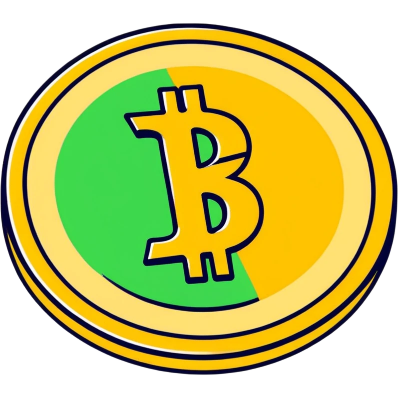 A coin emoji