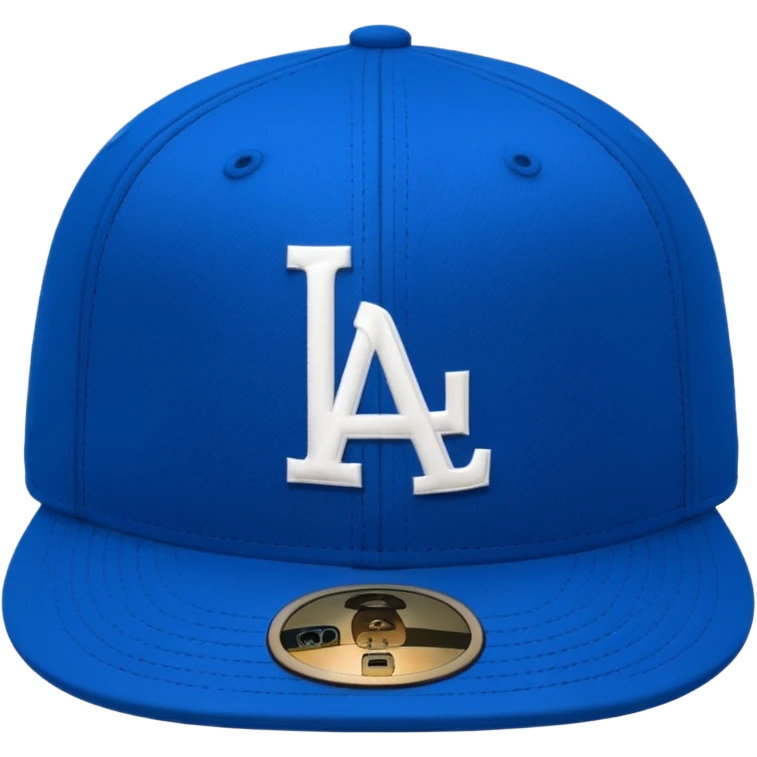 Blue LA Dodgers Hat  emoji
