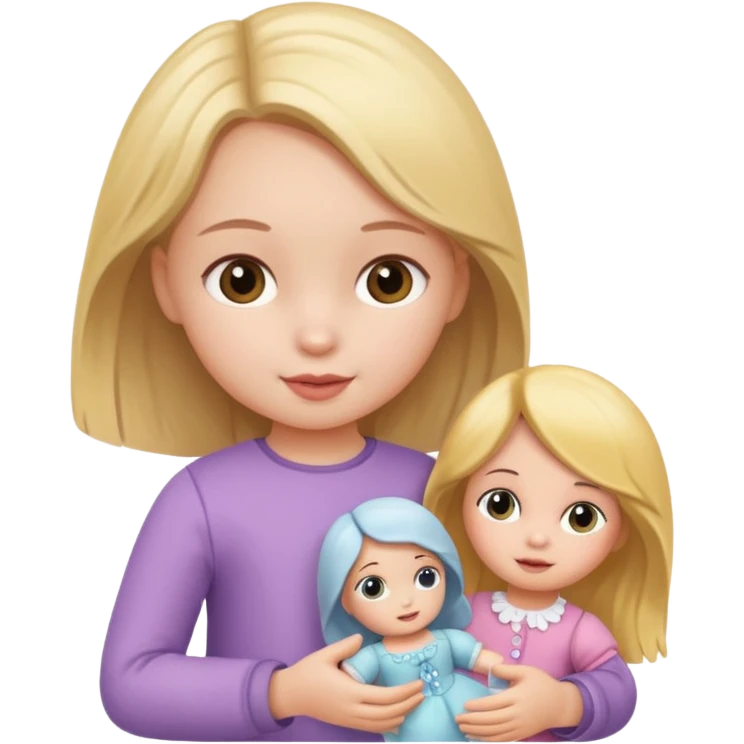 Little girl playing with herself emoji