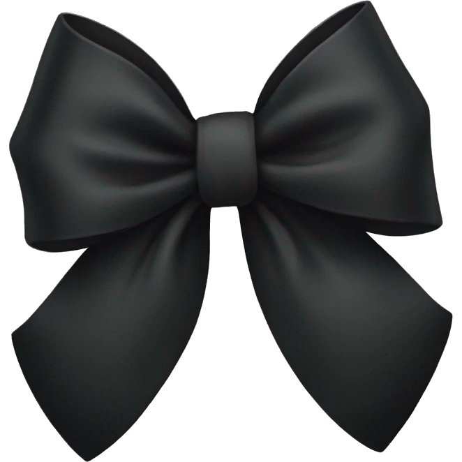 Black bow  emoji