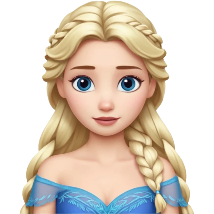 elsa frozen disney emoji