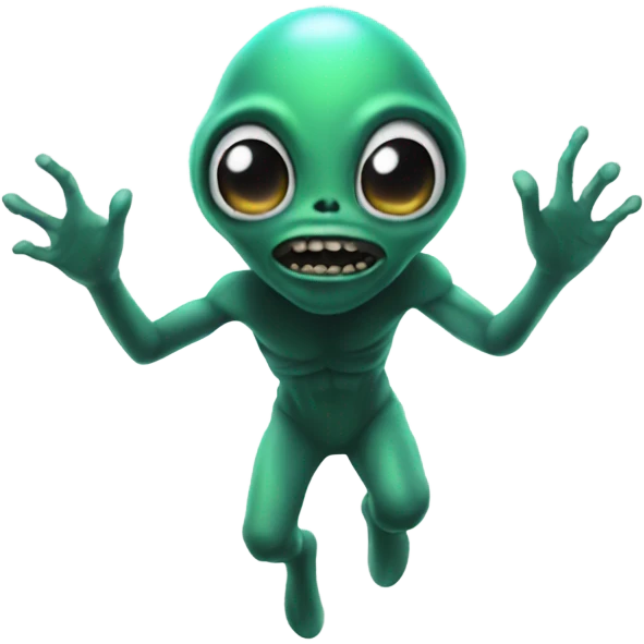 aliens abducting me emoji
