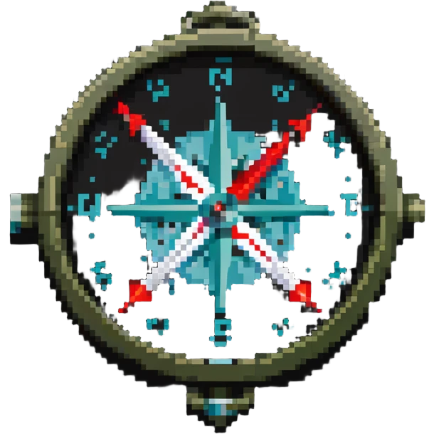 army navigation compass emoji